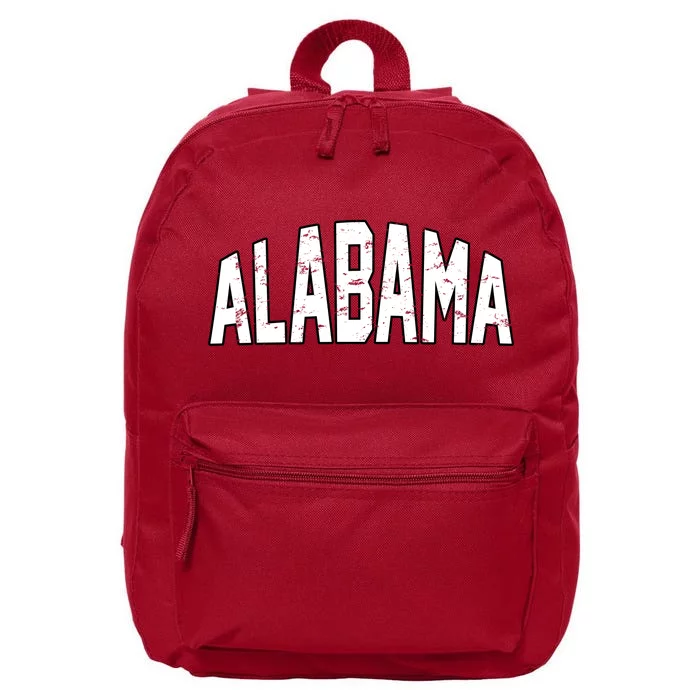 Alabama Retro Vintage 16 in Basic Backpack