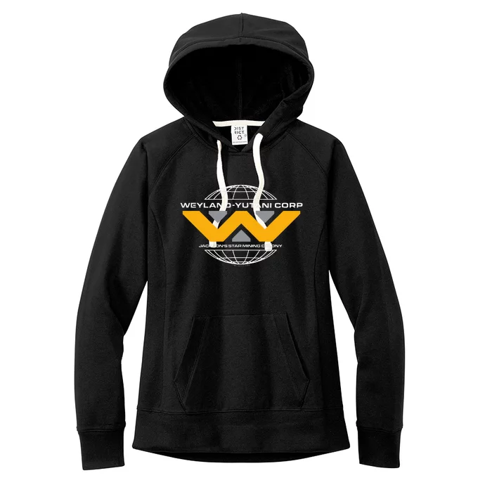 Alien Romulus Weyland Yutani Corp Mining Colony Badge Women's Fleece Hoodie