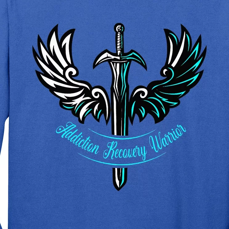 Addiction Recovery Warrior Celebrate Recovery Awareness Long Sleeve Shirt