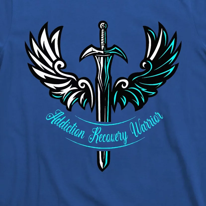 Addiction Recovery Warrior Celebrate Recovery Awareness T-Shirt