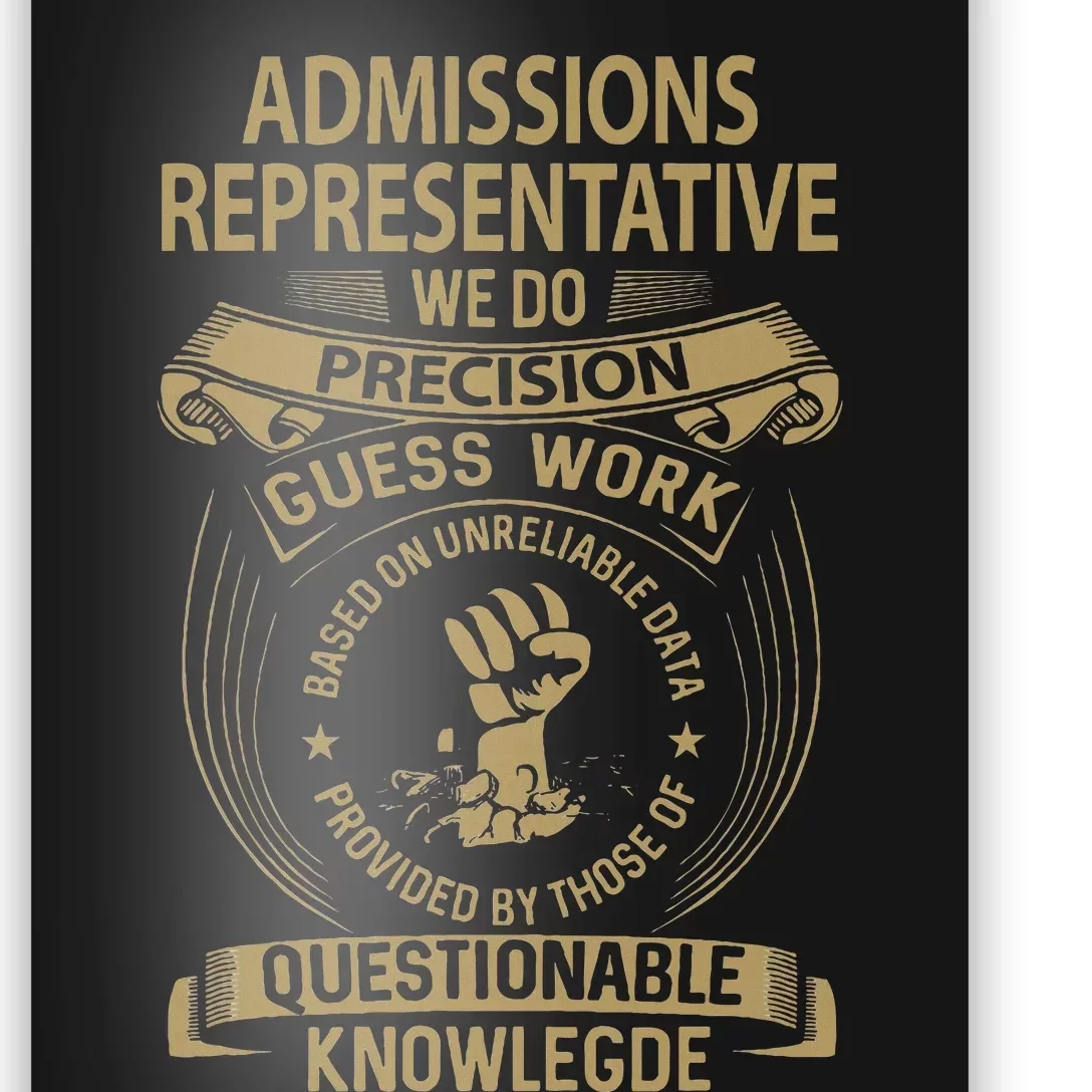 Admissions Representative We Do Precision Poster