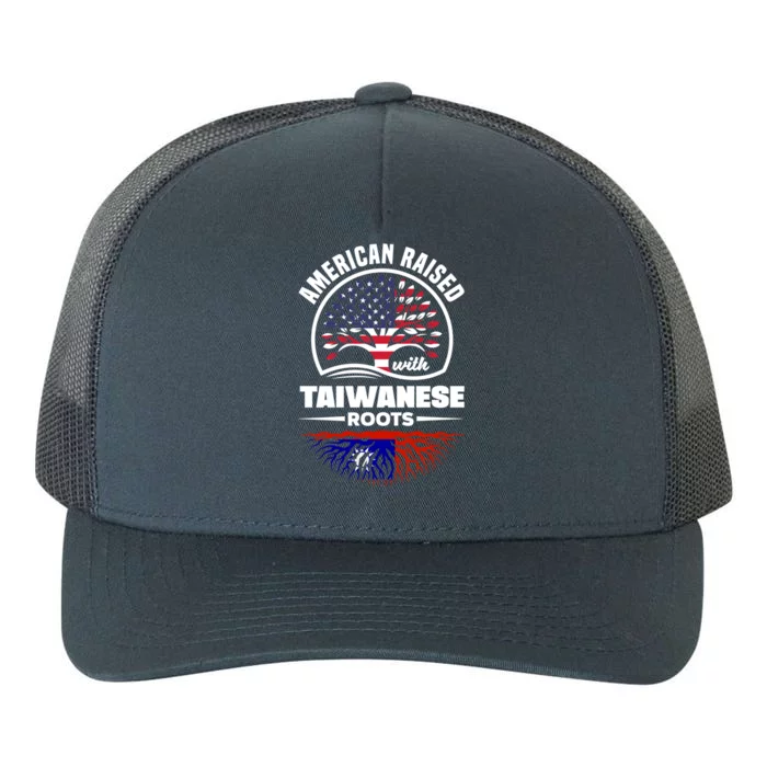 American Raised With Taiwanese Roots Taiwan Taiwanese Flag Gift Yupoong Adult 5-Panel Trucker Hat