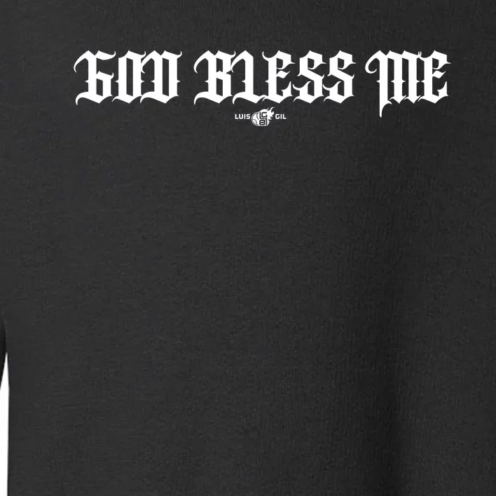 Anthony Rizzo Wearing God Bless Me Toddler Sweatshirt