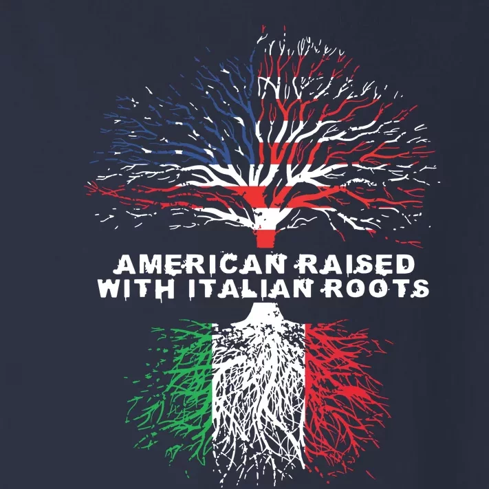 American Raised With Italian Roots Italy Toddler Long Sleeve Shirt