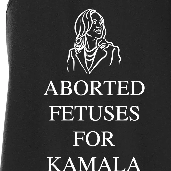 Alex Rosen Wearing Aborted Fetuses For Kamala Women's Racerback Tank