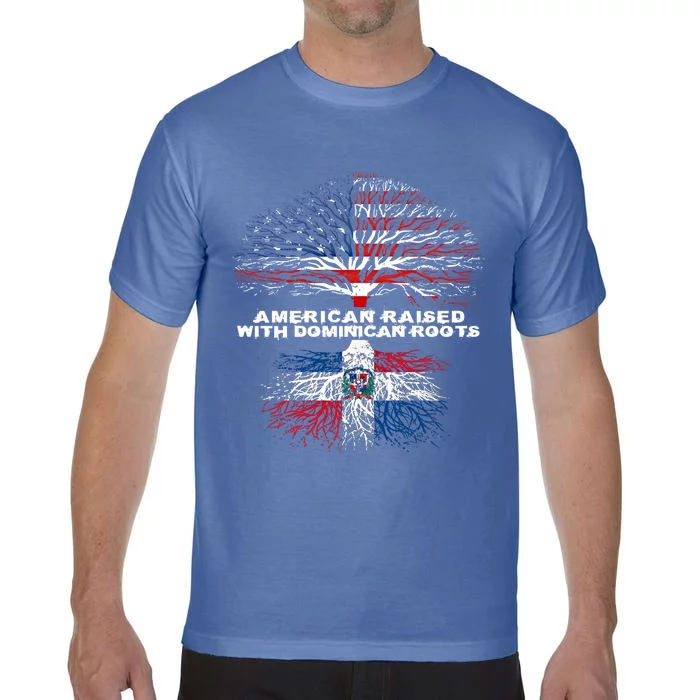 American Raised With Dominican Roots Republic Gift Comfort Colors T-Shirt