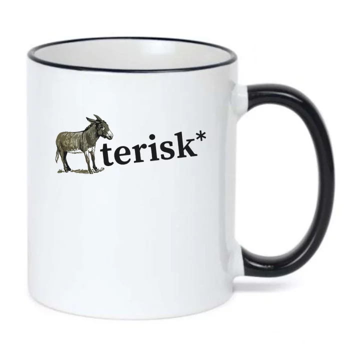 Asterisk Reader Writer Black Color Changing Mug