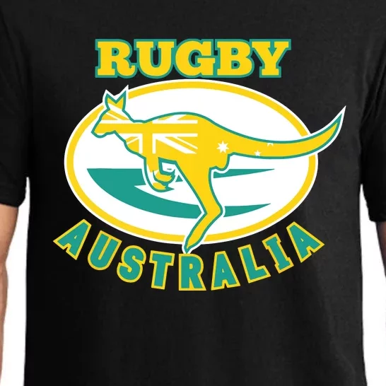 Australia Rugby Wallabies Rugby Jersey Australian Flag Pajama Set