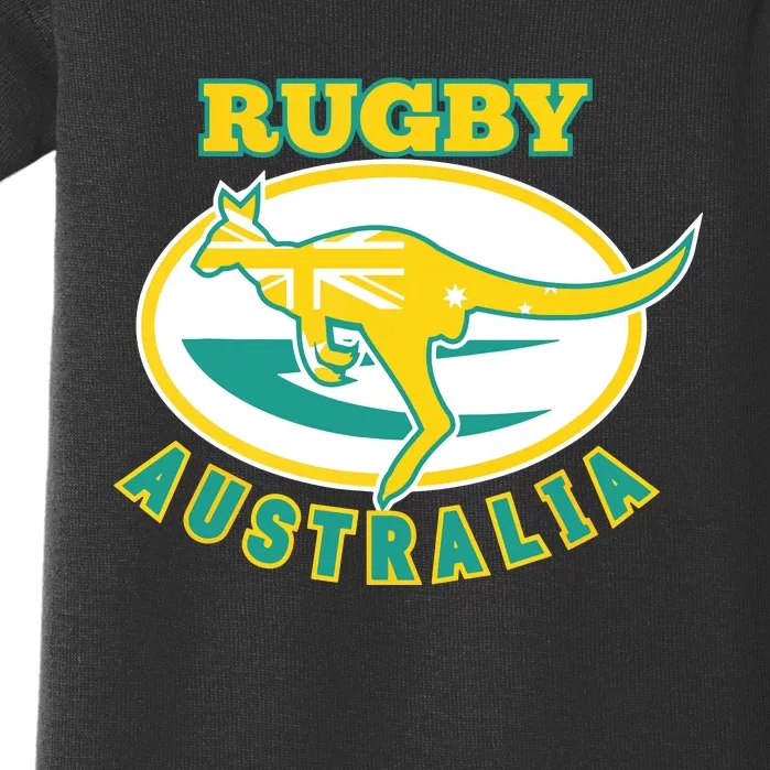 Australia Rugby Wallabies Rugby Jersey Australian Flag Baby Bodysuit