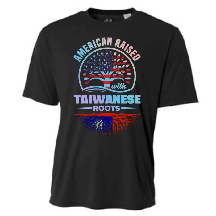 American Raised With Taiwanese Roots Taiwan Taiwanese Flag Meaningful Gift Cooling Performance Crew T-Shirt