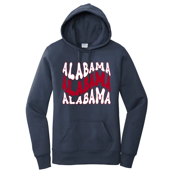 Alabama Retro Wave Women's Pullover Hoodie