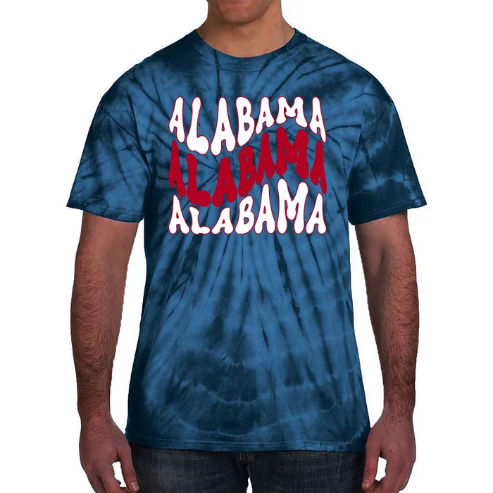 Alabama Retro Wave Tie-Dye T-Shirt