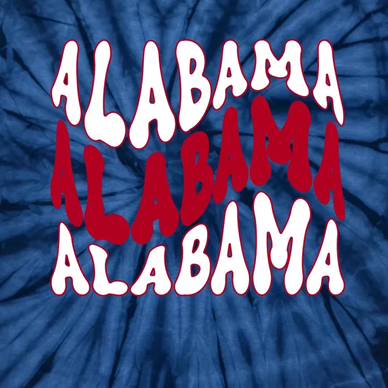 Alabama Retro Wave Tie-Dye T-Shirt