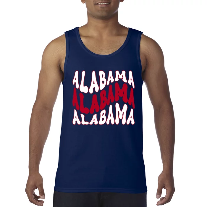 Alabama Retro Wave Tank Top