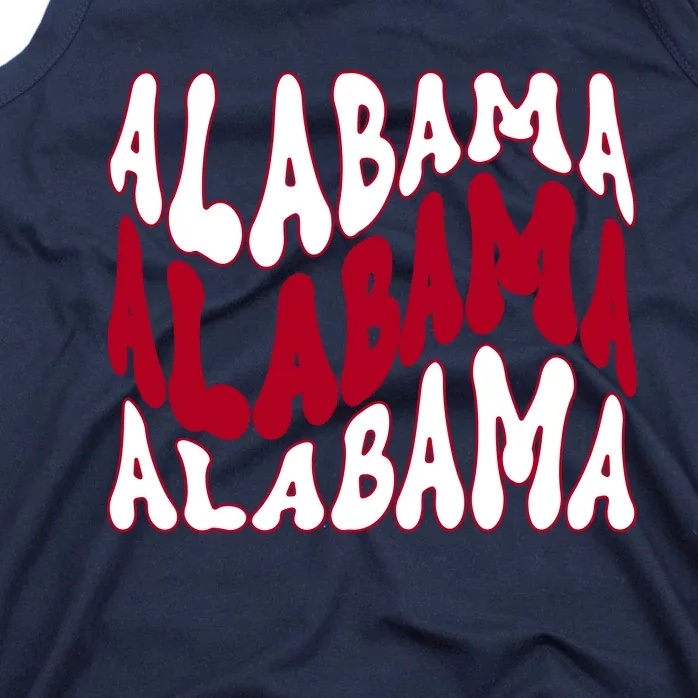 Alabama Retro Wave Tank Top