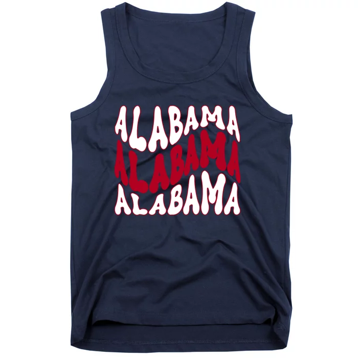 Alabama Retro Wave Tank Top