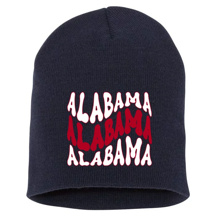 Alabama Retro Wave Short Acrylic Beanie