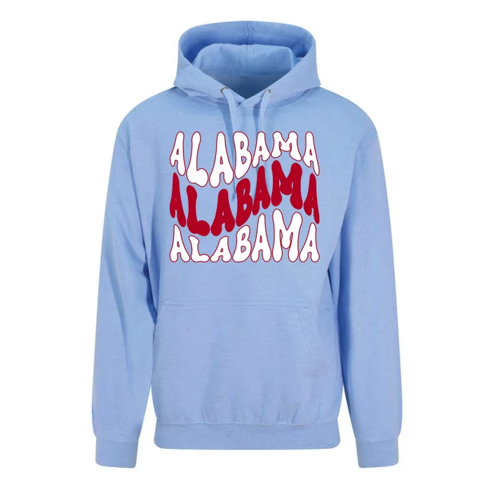 Alabama Retro Wave Unisex Surf Hoodie