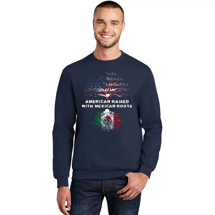 American Raised With Mexican Roots Mexico Sweatshirt