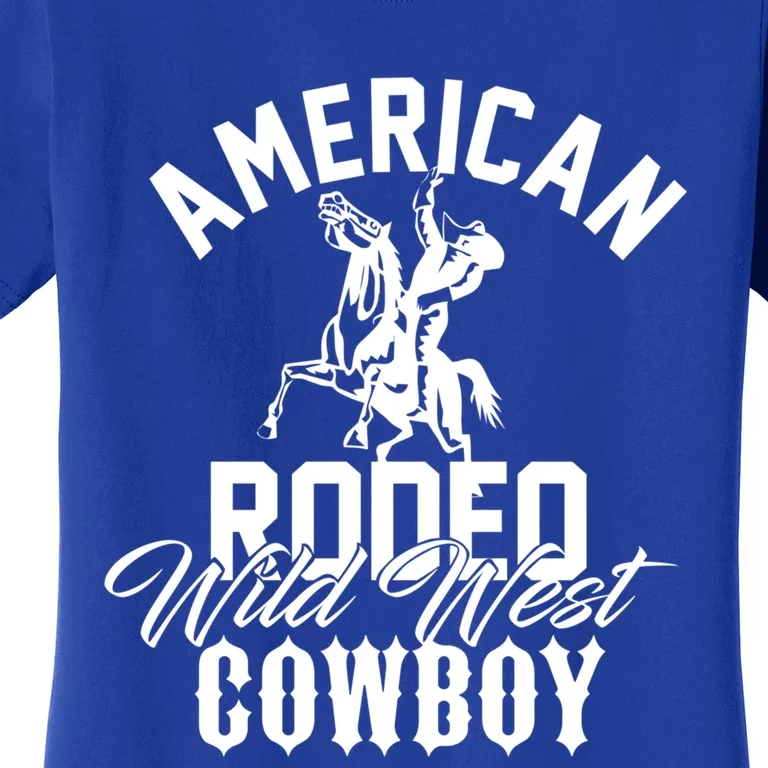 American Rodeo Wild West Cowboy Western Howdy Gift Women's T-Shirt