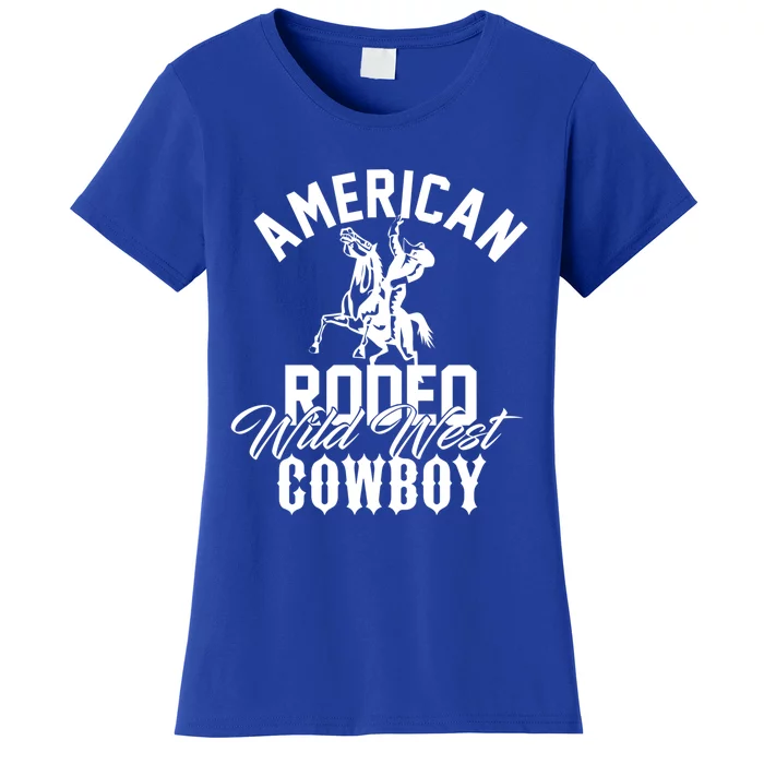 American Rodeo Wild West Cowboy Western Howdy Gift Women's T-Shirt