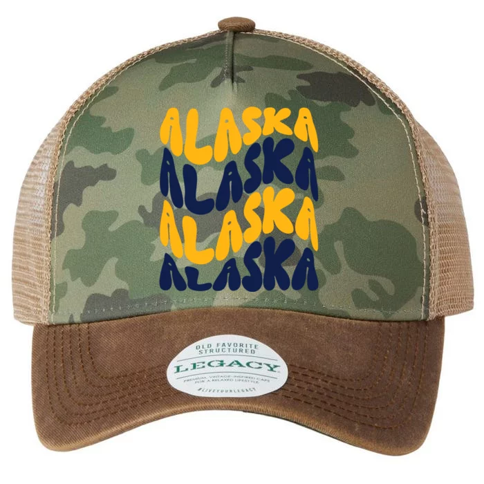 Alaska Retro Wave Legacy Tie Dye Trucker Hat