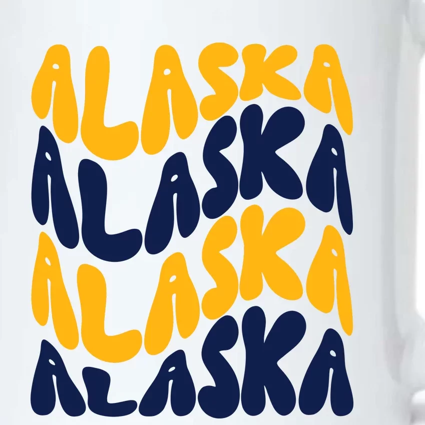 Alaska Retro Wave Black Color Changing Mug