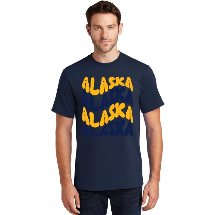 Alaska Retro Wave Tall T-Shirt