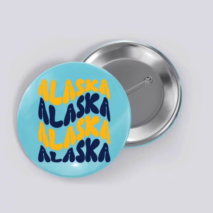 Alaska Retro Wave Button