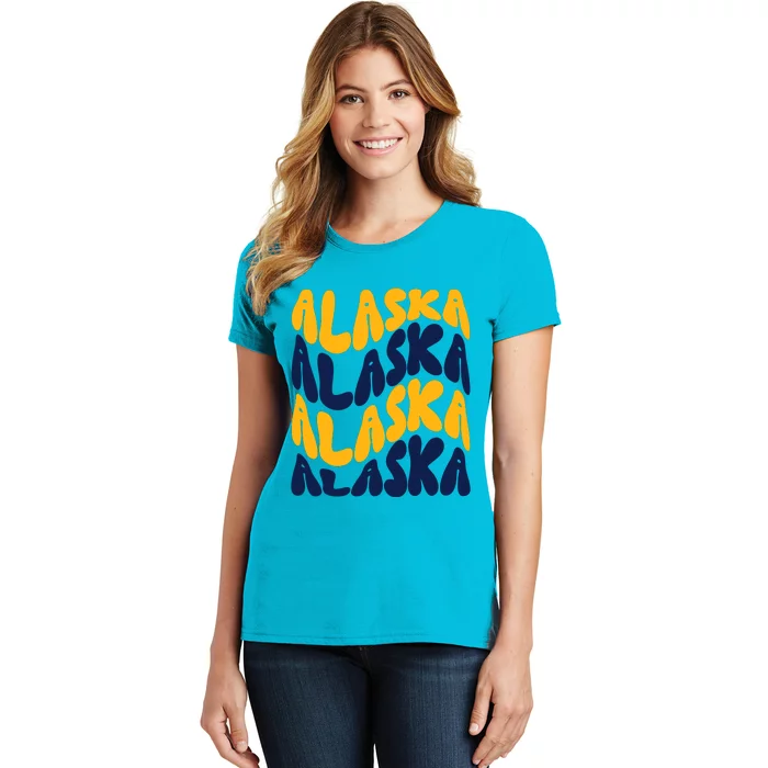 Alaska Retro Wave Women's T-Shirt