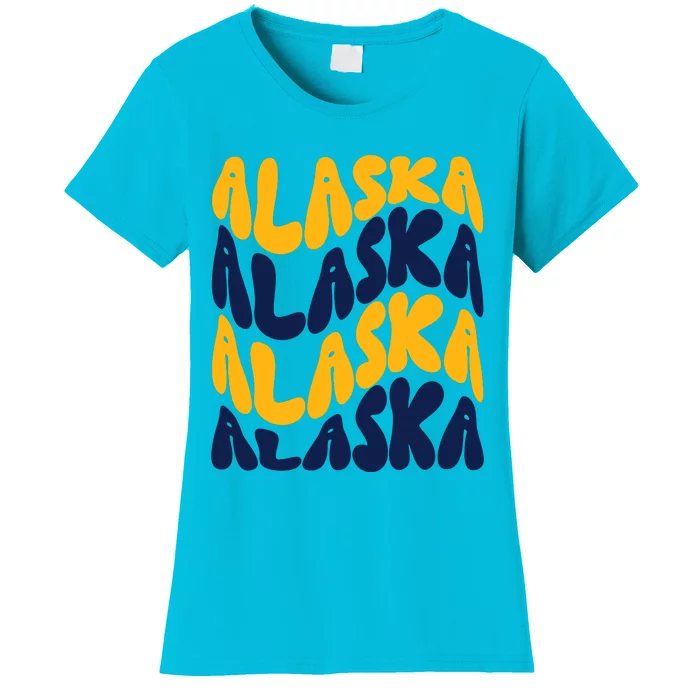 Alaska Retro Wave Women's T-Shirt