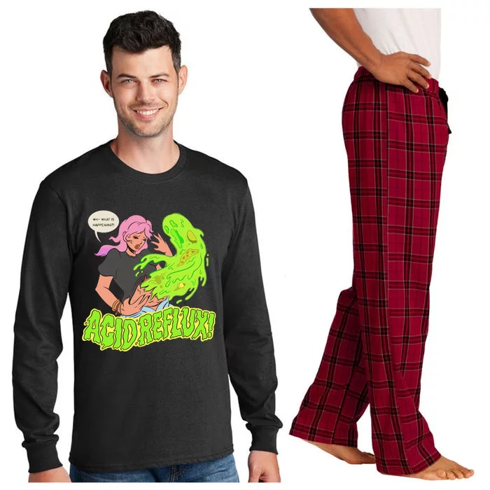 Acid Reflux Wh What Is Happening Long Sleeve Pajama Set