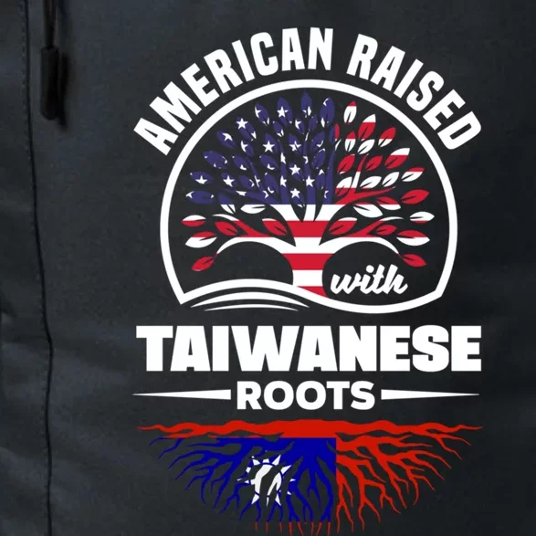 American Raised With Taiwanese Roots Taiwan Taiwanese Flag Gift Daily Commute Backpack