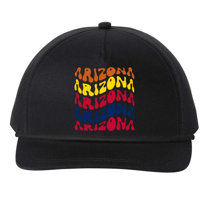 Arizona Retro Wave Snapback Five-Panel Rope Hat