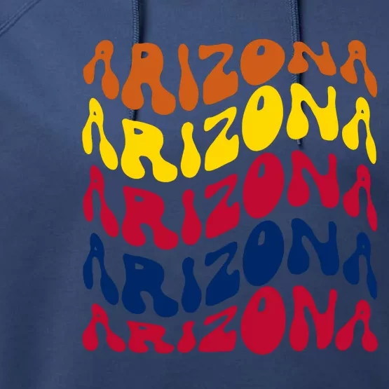 Arizona Retro Wave Performance Fleece Hoodie