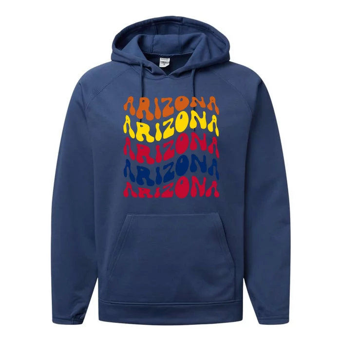 Arizona Retro Wave Performance Fleece Hoodie