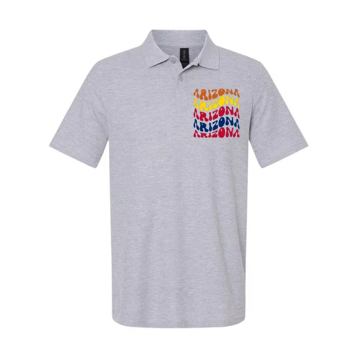 Arizona Retro Wave Softstyle Adult Sport Polo