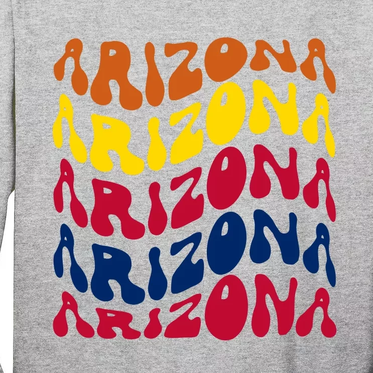 Arizona Retro Wave Tall Long Sleeve T-Shirt