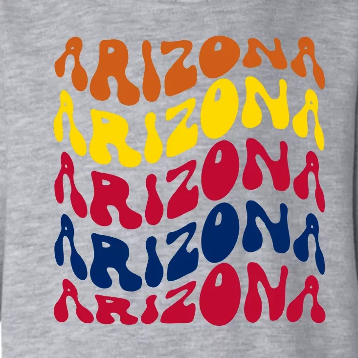 Arizona Retro Wave Toddler Hoodie