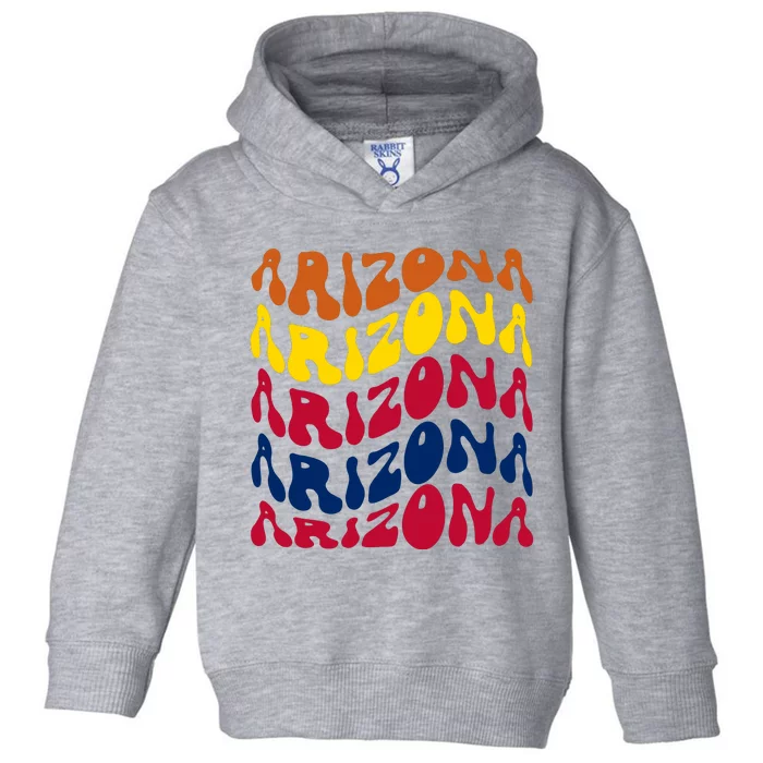 Arizona Retro Wave Toddler Hoodie