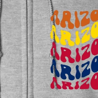 Arizona Retro Wave Full Zip Hoodie