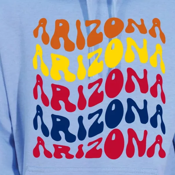 Arizona Retro Wave Unisex Surf Hoodie