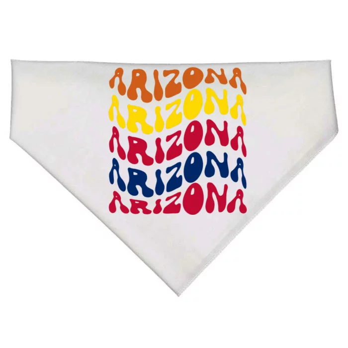 Arizona Retro Wave USA-Made Doggie Bandana