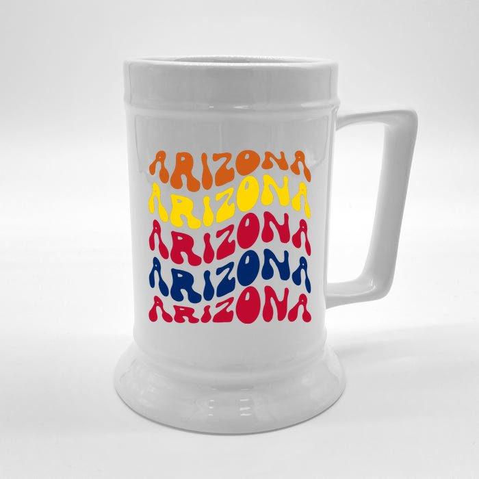 Arizona Retro Wave Front & Back Beer Stein