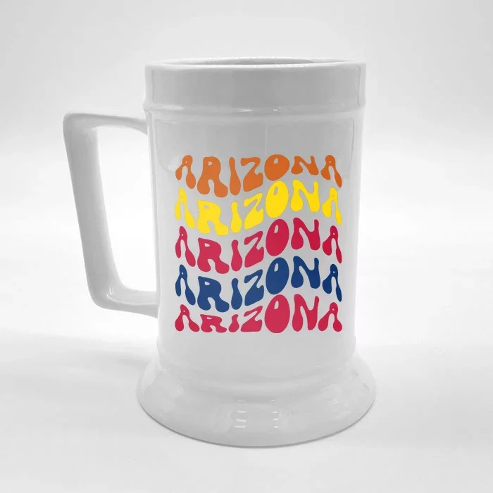 Arizona Retro Wave Front & Back Beer Stein