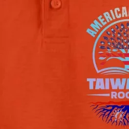 American Raised With Taiwanese Roots Taiwan Taiwanese Flag Meaningful Gift Dry Zone Grid Performance Polo