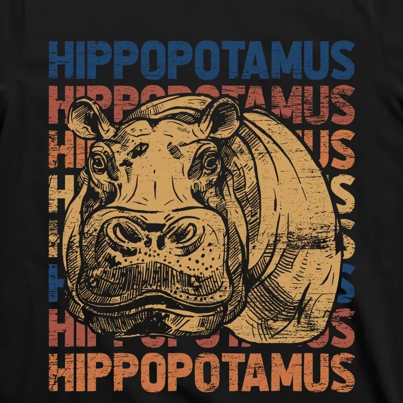 Animal Rights Zookeeper Africa Gift Idea Hippo T-Shirt