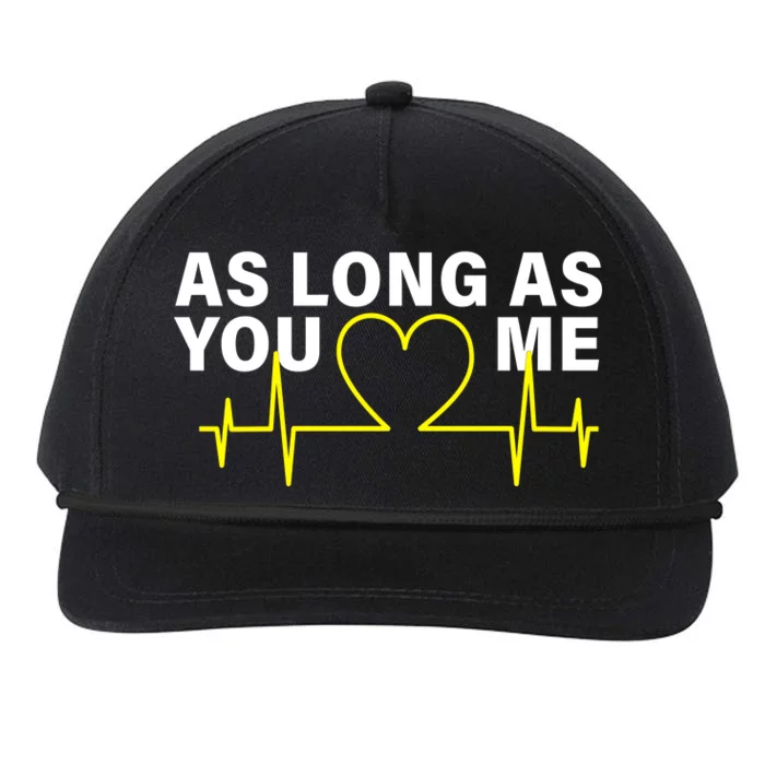 As Long As You Love Me Snapback Five-Panel Rope Hat