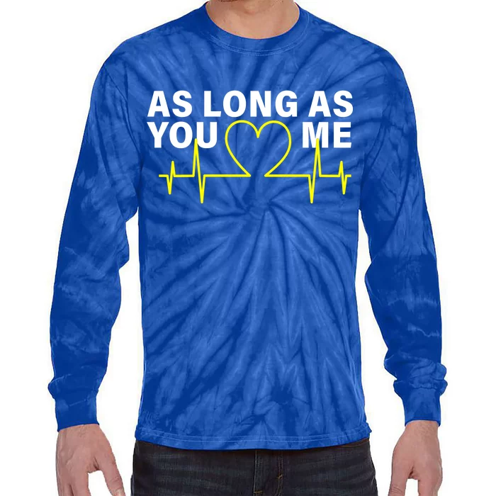 As Long As You Love Me Tie-Dye Long Sleeve Shirt