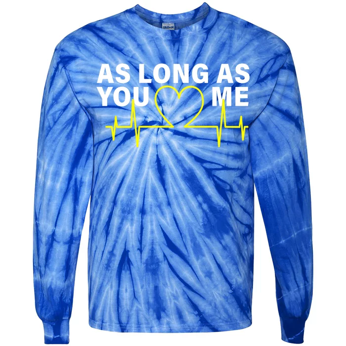 As Long As You Love Me Tie-Dye Long Sleeve Shirt